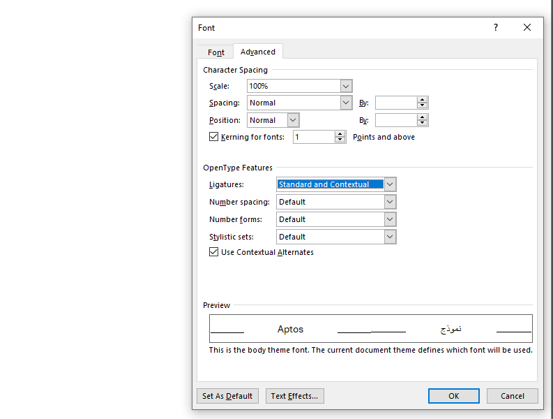 How to Access OpenType Features in Word, Photoshop, and Illustrator